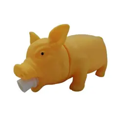 اسباب بازی سگ و گربه طرح خوک سایز بزرگ