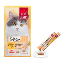 بستنی تشویقی گربه دین بستس مدل شنار بسته 8 عددی وزن 16 گرم - Dein Bestes