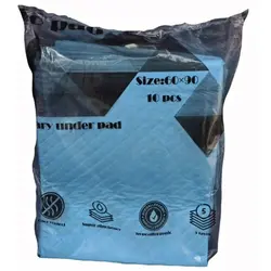 زیرانداز بهداشتی حیوانات اکوپد سایز 45×60 بسته 10 عددی (سایز بزرگ)