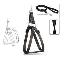 قلاده کتفی سگ و گربه نیناپت مدل دولایه همراه با لید 2 سایز - NinaPet