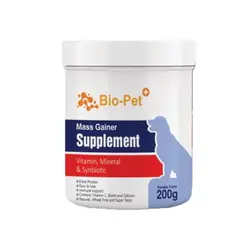 پودر مکمل عضله ساز سگ بایوپت مدل مس گینر وزن 200 گرم – BioPet Mass Gainer