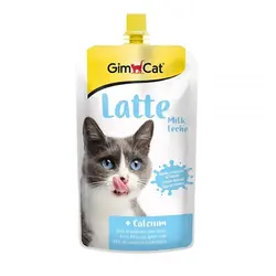 شیر لته گربه جیم کت مدل کلسیم پلاس حجم 200 میلی لیتر - Gimcat Latte