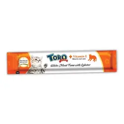 بستنی گربه تورو پلاس مدل ویتامین ای طعم تن ماهی و خرچنگ وزن 15 گرم - Toro Plus