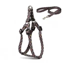 قلاده کتفى سگ نیناپت مدل پترن به همراه لید سایز 1 - NinaPet