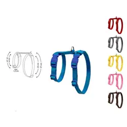 قلاده کتفى سگ و گربه نیناپت مدل ساده بدون لید سایز صفر - NinaPet