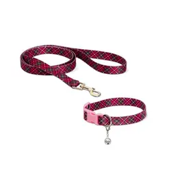 قلاده گردنی سگ و گربه نیناپت مدل پترن همراه لید سایز 1 - NinaPet