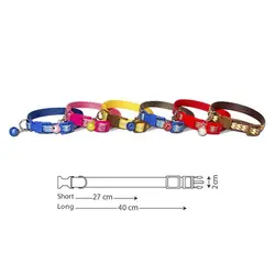 قلاده گردنی سگ و گربه نیناپت مدل زیگزاگ بدون لید سایز 1 - NinaPet