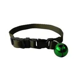 قلاده گردنی گربه رزوود مدل ساده زنگوله دار - Rosewood