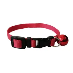 قلاده گردنی گربه رزوود مدل ساده زنگوله دار - Rosewood