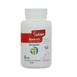 قرص مکمل عضله ساز سگ و گربه بایوفیلین مدل Move+G  بسته 75 عددی – BioFeline Move+G