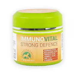 قرص مکمل سیستم ایمنی سگ و گربه زوویتال مدل آمونو ویتال بسته 60 عددی –  ZooVital ImmunoVital