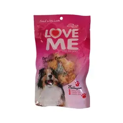 تشویقی سگ لاومی طعم مرغ طرح دمبل بسته 3 عددی - Love Me