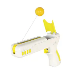 تفنگ اسباب بازی گربه همراه با گوی و پر