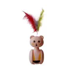 اسباب بازی ربات تعادلی گربه به همراه پر