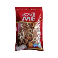 تشویقی سگ فلورایدی لاومی طرح حلقه‌ای 270 گرم