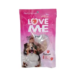 تشویقی سگ لاومی طرح دورپیچ نیم قلم 60 گرم