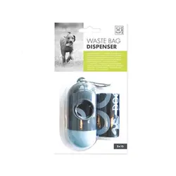 کیسه فضولات سگ ام پت طرح کپسولی به همراه دو کیسه 15 عددی