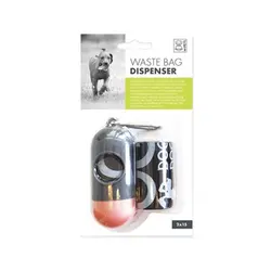 کیسه فضولات سگ ام پت طرح کپسولی به همراه دو کیسه 15 عددی