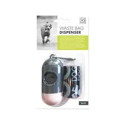 کیسه فضولات سگ ام پت طرح کپسولی به همراه دو کیسه 15 عددی