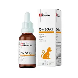 قطره مکمل تقویتی امگا 3 گربه دکتر نیچرز حجم 50 میلی لیتری