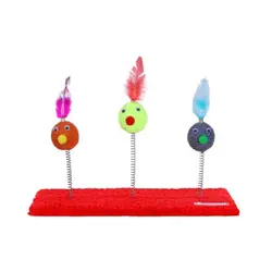 اسباب بازی فنری گربه مگی پت مدل سه فنر