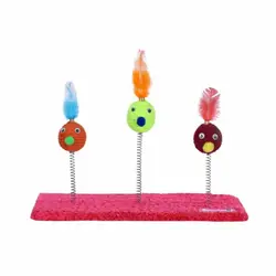 اسباب بازی فنری گربه مگی پت مدل سه فنر