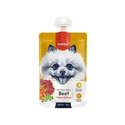 پودینگ سگ ونپی طعم گوشت وزن 90 گرم