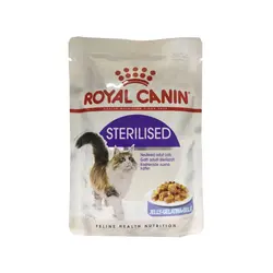 پوچ گربه رویال کنین استرلایز در ژله 85 گرم