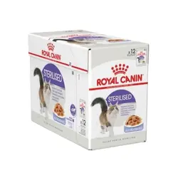 پوچ گربه رویال کنین استرلایز در ژله 85 گرم