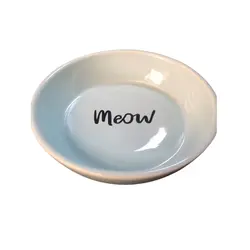 ظرف غذای سگ و گربه حناپت مدل میو طرح meow