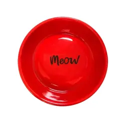 ظرف غذای سگ و گربه حناپت مدل میو طرح meow