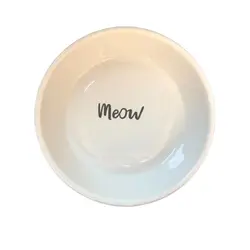 ظرف غذای سگ و گربه حناپت مدل میو طرح meow
