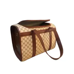 کیف حمل سگ و گربه پت تویز طرح گوچی سایز کوچک