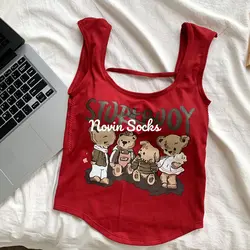 کراپ تاپ عروسک خرسی