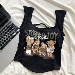 کراپ تاپ عروسک خرسی