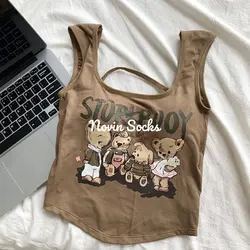 کراپ تاپ عروسک خرسی