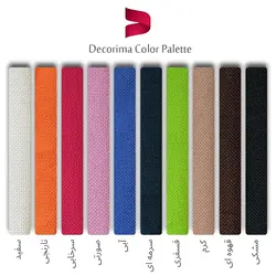 پرده کتان دکوریما مدل PPL280 - دکوریما