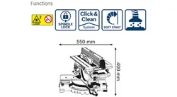 اره فارسی بر بوش مدل GTM 12 JL