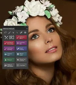 پلاگین روتوش فتوشاپ delicious retouch