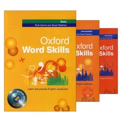 Oxford Word Skills مجموعه 3 جلدی آکسفورد ورد اسکیلز رحلی قدیمی