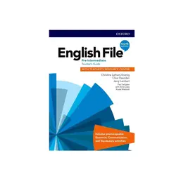 کتاب معلم انگلیش فایل پری اینترمدیت ویرایش چهارم English File Pre Intermediate Fourth Edition Teacher's Book