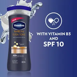 لوسیون بدن وازلین مردانه EVEN TONE حجم 400ML