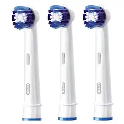 سری یدک مسواک برقی اورال بی مدل PRECISION CLEAN بسته 3 عددی