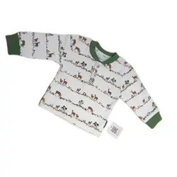 آستین بلند طرح آهو