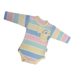 زیر دکمه آستین بلند طرح زرافه