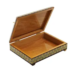 جاقلمی20*15روخاتم تخمه دار چوب و خاتم