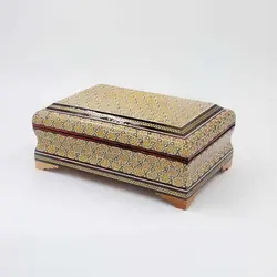 جعبه چوب و خاتم تخمه دار 22