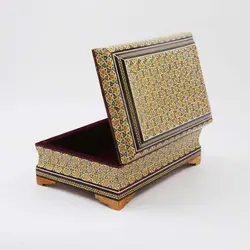 جعبه چوب و خاتم تخمه دار 22