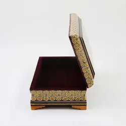 جعبه چوب و خاتم تخمه دار 22