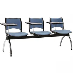 ‌نیمکت آموزشی سه نفره اسمارت با تشک صنایع نظری